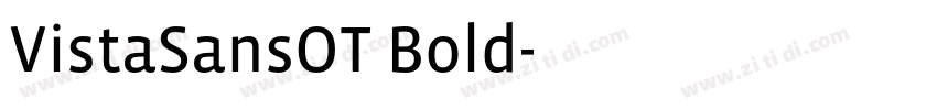 VistaSansOT Bold字体转换 VistaSansOT Bold字体转换